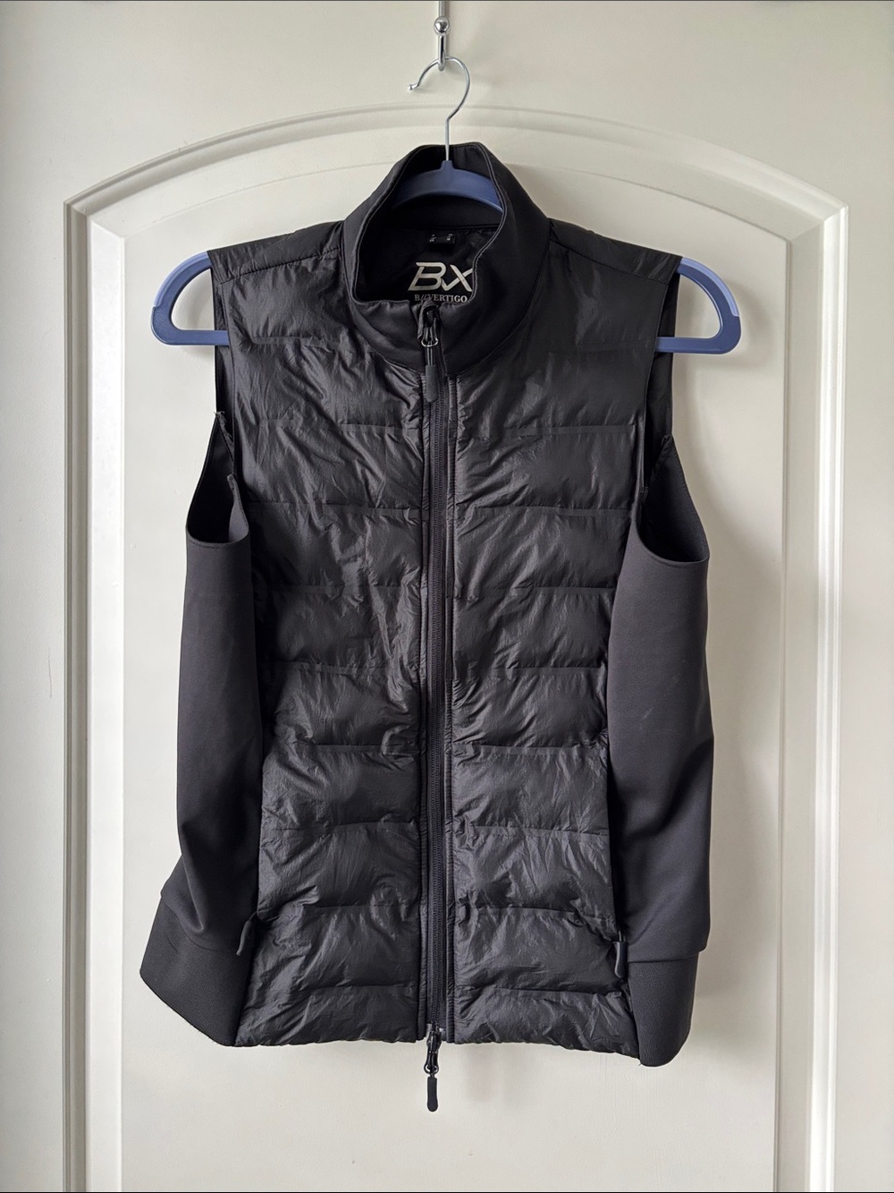 B//Vertigo Sport Stretch Riding Vest w/ Side Pockets- Black- US 10